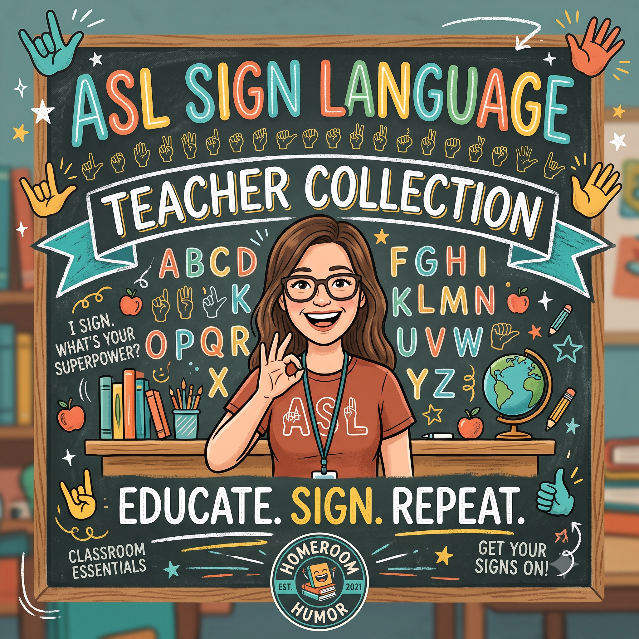 ASL Sign Language Teacher Collection cover