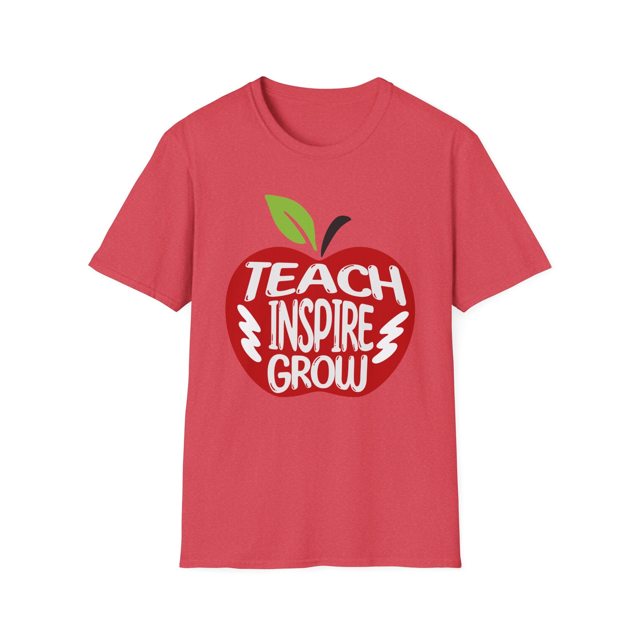 "Teach Inspire Grow" Apple T-Shirt