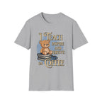 "I Teach, Inspire and Survive on Coffee" Teddy Bear T-Shirt