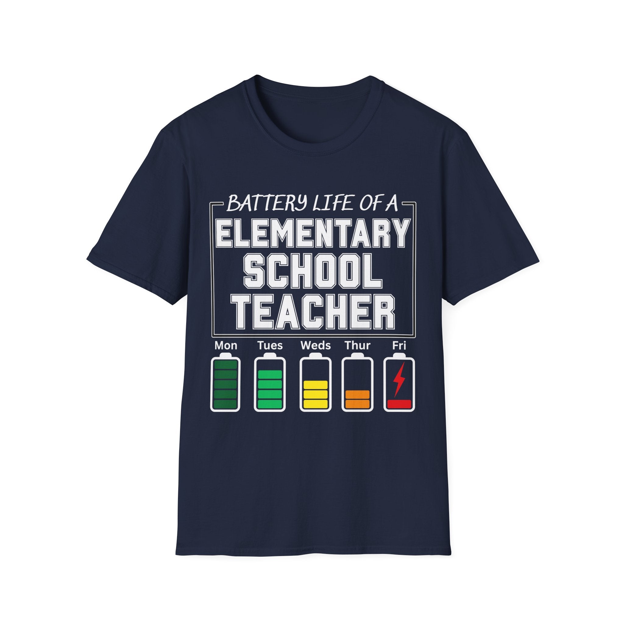 Elementary School Teacher Battery Life T-Shirt