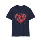 Teacher Heart T-Shirt — “Star Teacher” Retro Heart Graphic Tee