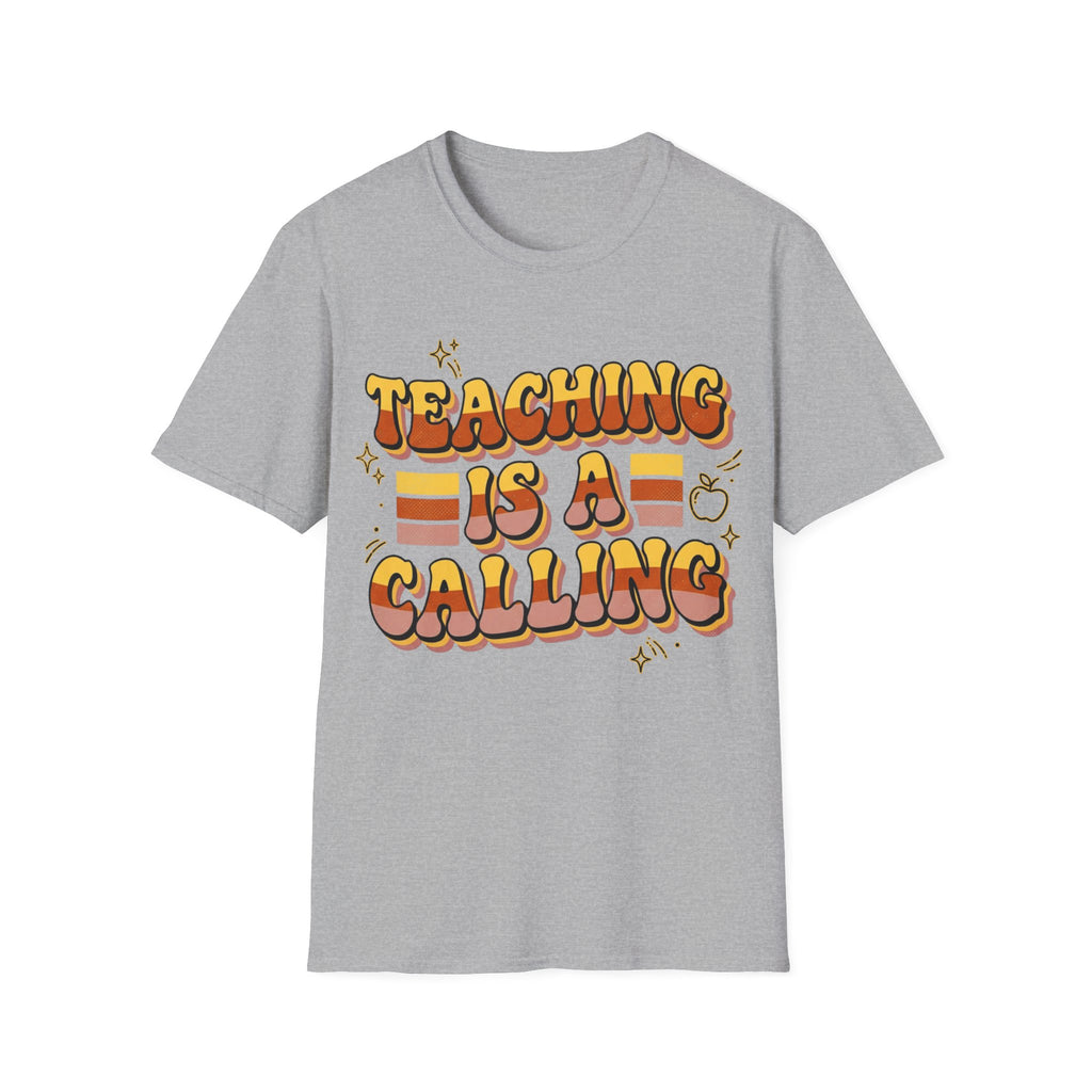 Teaching Is a Calling T-Shirt — Retro Teacher Appreciation Tee