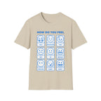 "How Do You Feel" Mood Chart T-Shirt — Emoji Grid Tee