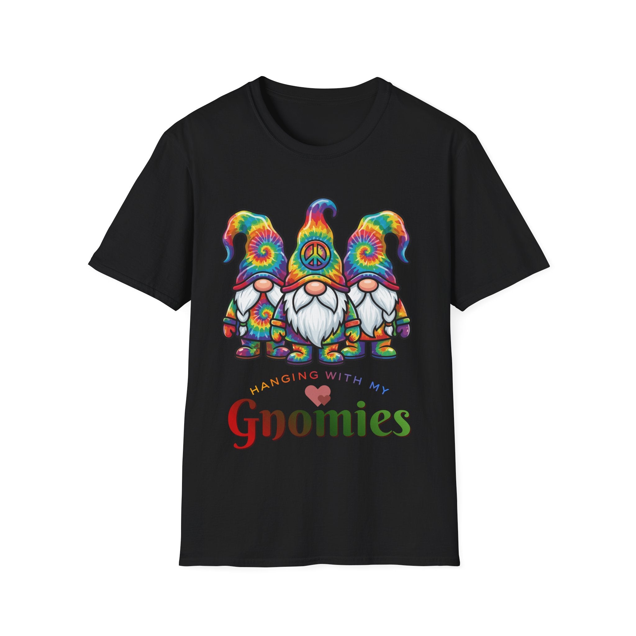 Tie-Dye "Hanging with My Gnomies" T-Shirt
