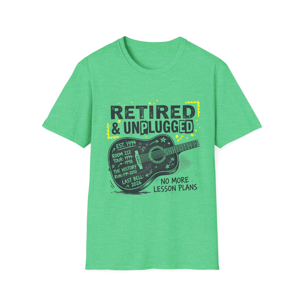 Retired & Unplugged Guitar T-Shirt