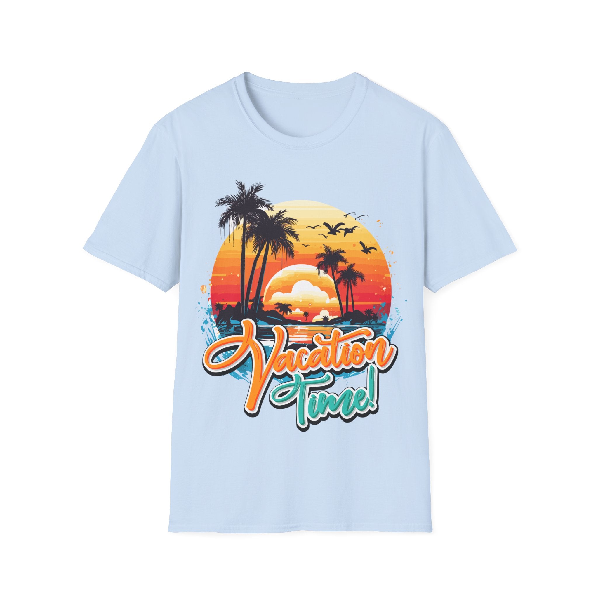 Retro Sunset Vacation Time T-Shirt