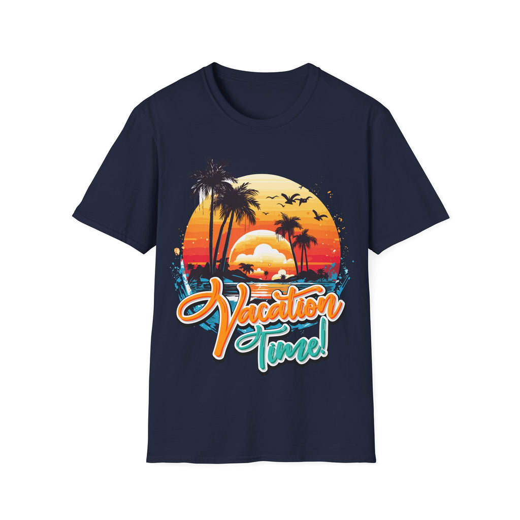 Retro Sunset Vacation Time T-Shirt