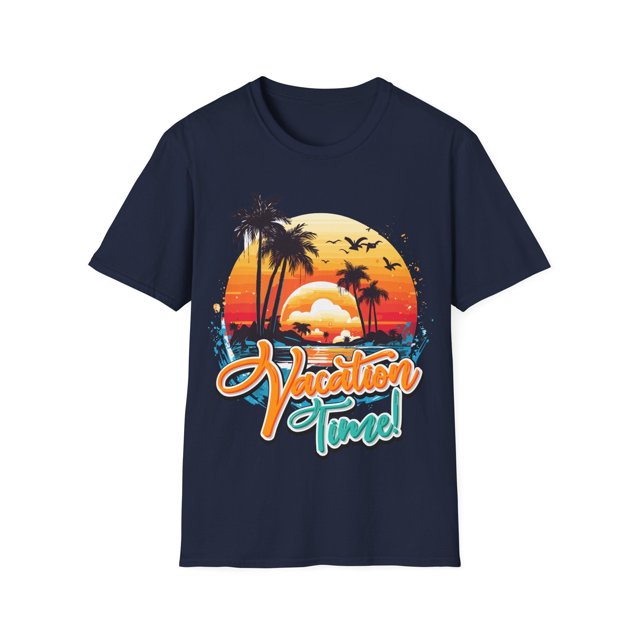 Retro Sunset Vacation Time T-Shirt