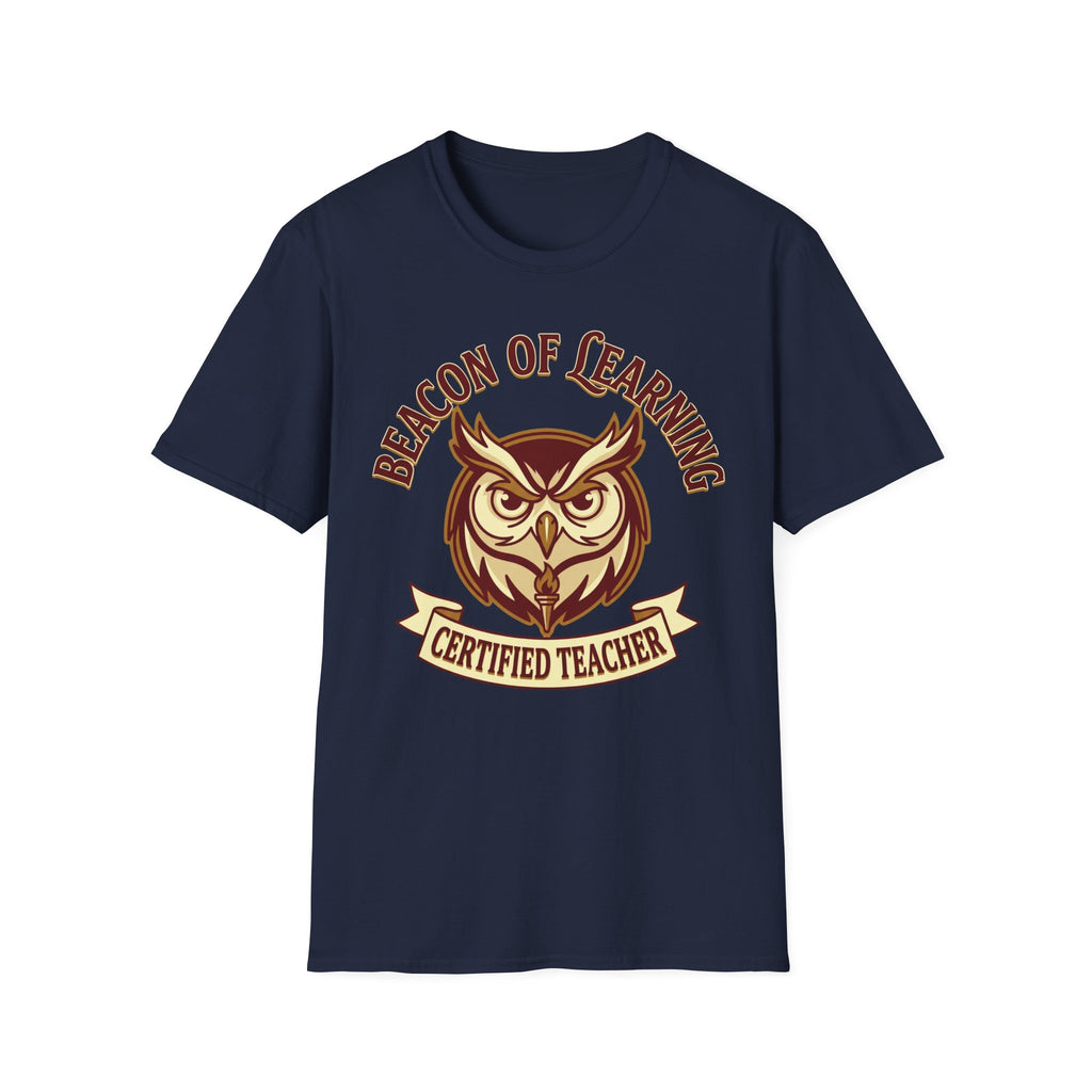 "Beacon of Learning" Certified Teacher Owl T-Shirt