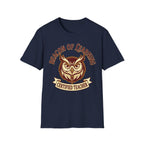 "Beacon of Learning" Certified Teacher Owl T-Shirt