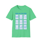 "How Do You Feel" Mood Chart T-Shirt — Emoji Grid Tee