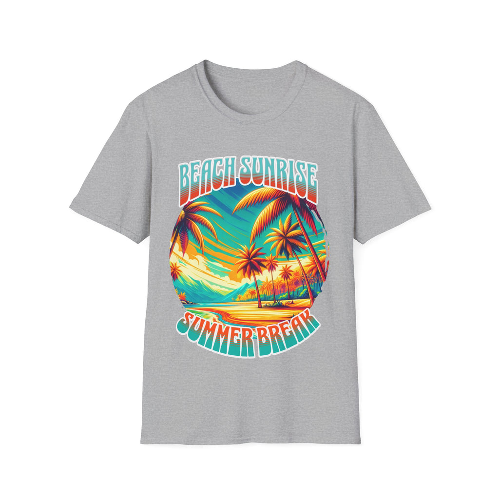 Beach Sunrise Summer Break T-Shirt