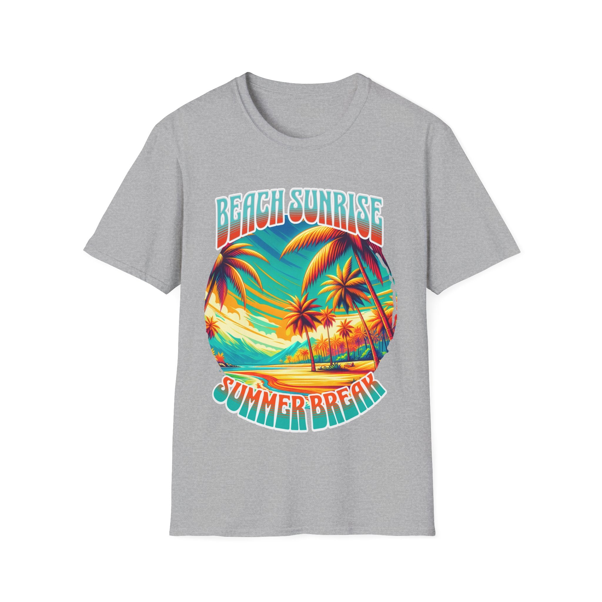 Beach Sunrise Summer Break T-Shirt