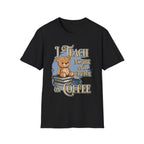 "I Teach, Inspire and Survive on Coffee" Teddy Bear T-Shirt
