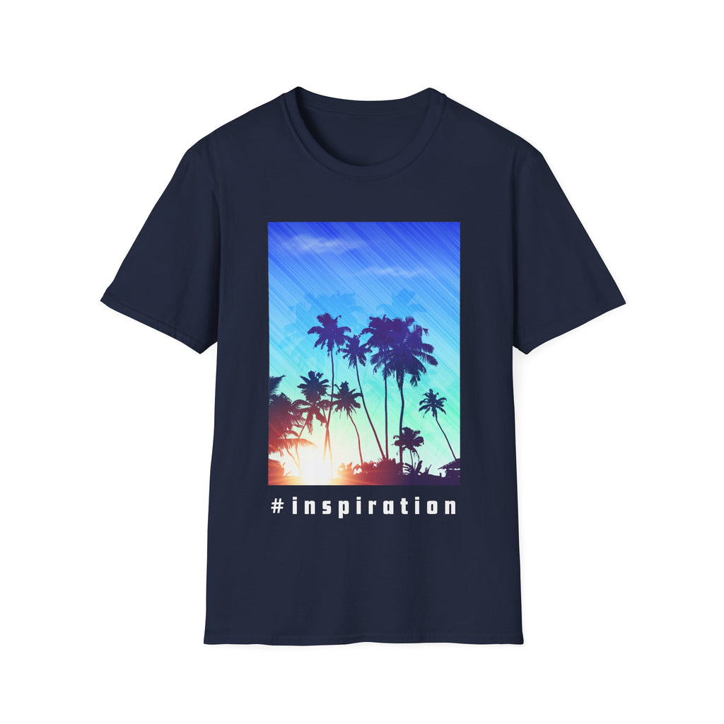 Tropical Palm Sunset #Inspiration T-Shirt