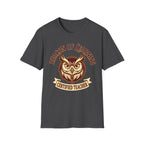 "Beacon of Learning" Certified Teacher Owl T-Shirt