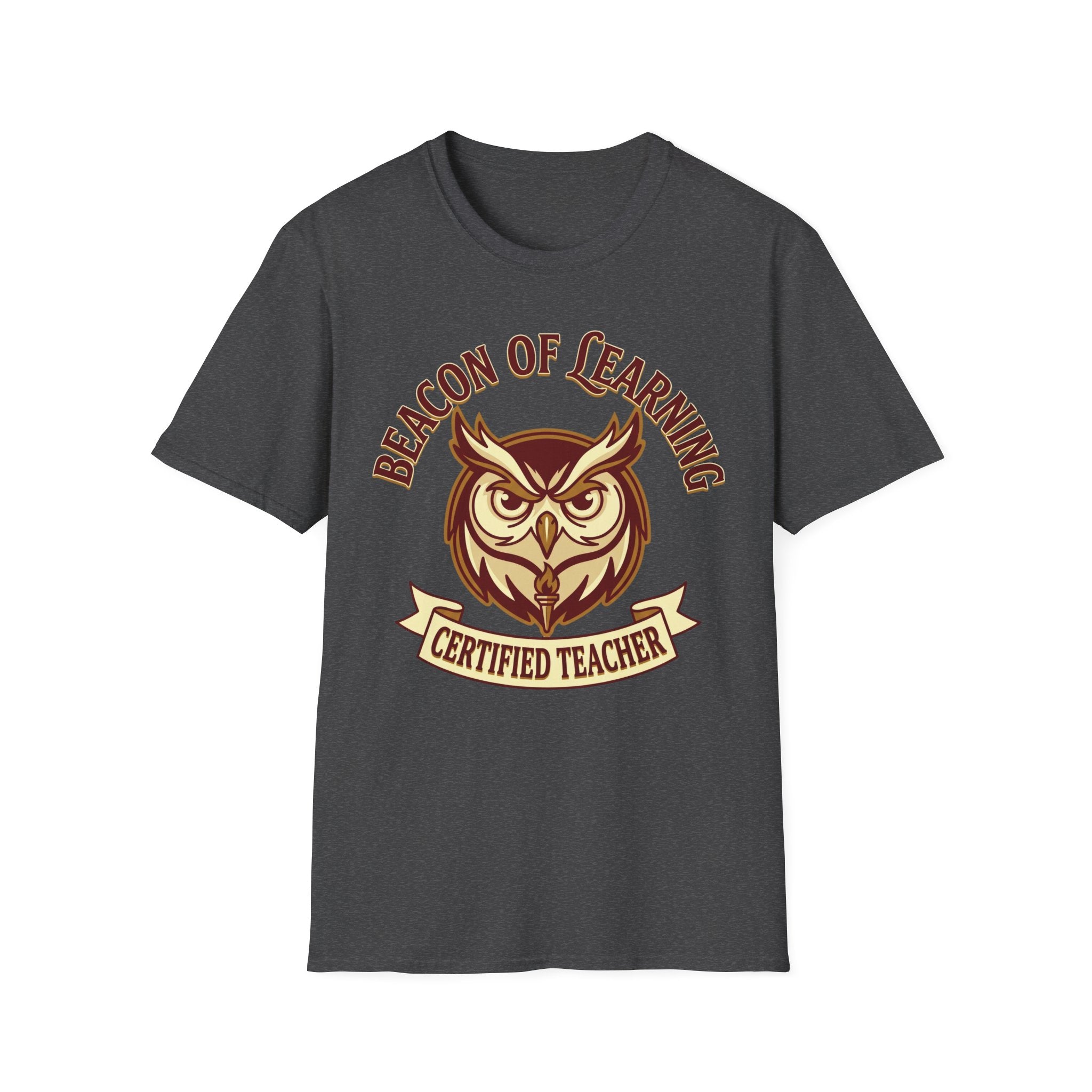 "Beacon of Learning" Certified Teacher Owl T-Shirt