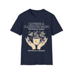"Caffeine & Classroom Magic: The Potion of Patience" Teacher T-Shirt