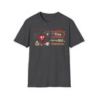 "Teaching Tiny Humans, Making BIG Futures" Cute Apple T-Shirt — Classroom Teacher Tee