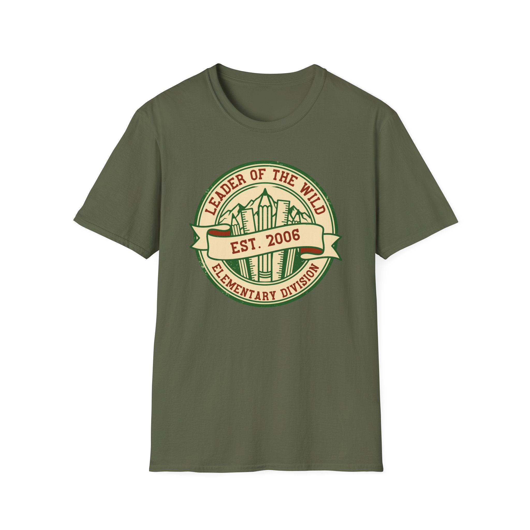 Leader of the Wild Elementary Division T-Shirt — Est. 2006 School Spirit Tee