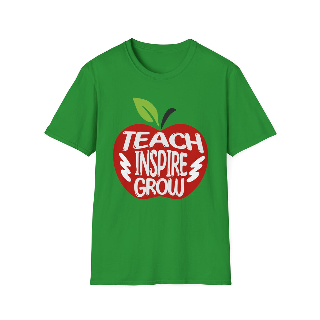 "Teach Inspire Grow" Apple T-Shirt