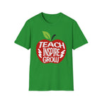 "Teach Inspire Grow" Apple T-Shirt