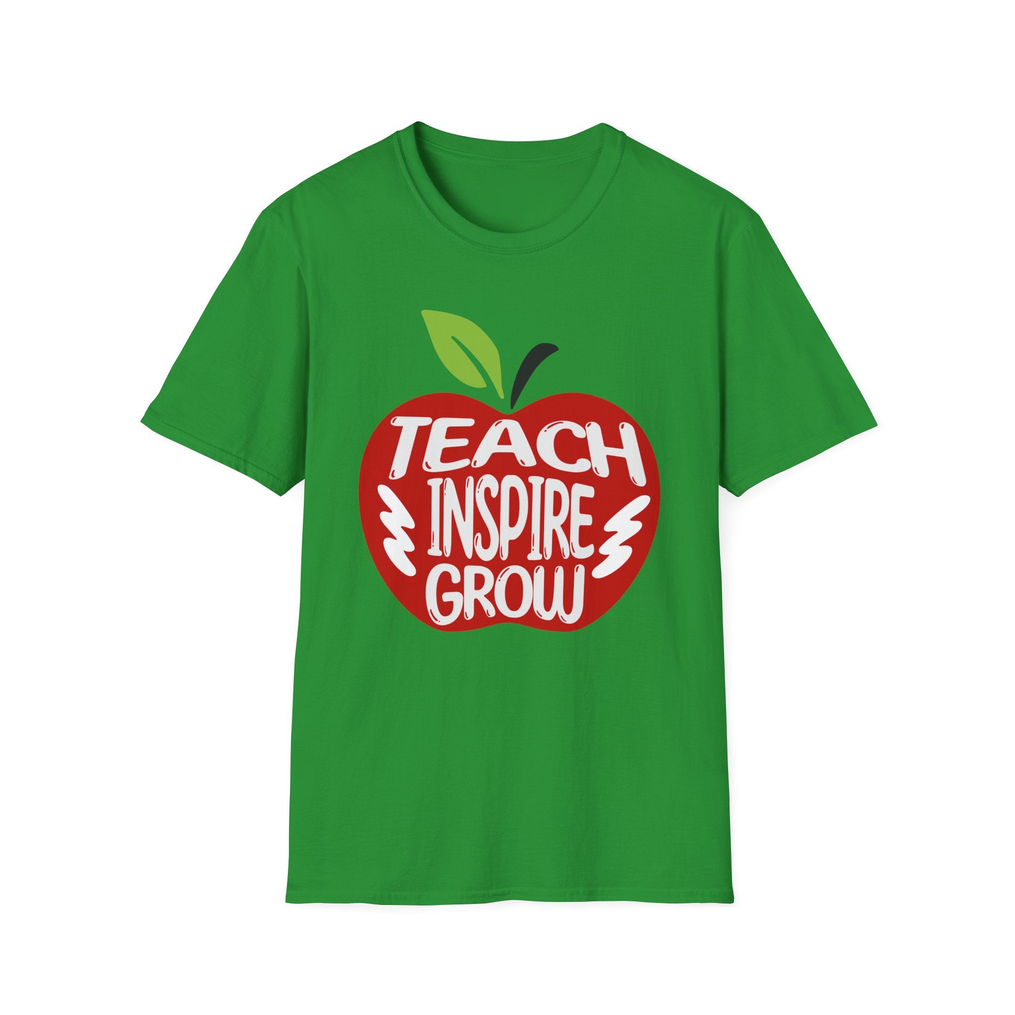 "Teach Inspire Grow" Apple T-Shirt