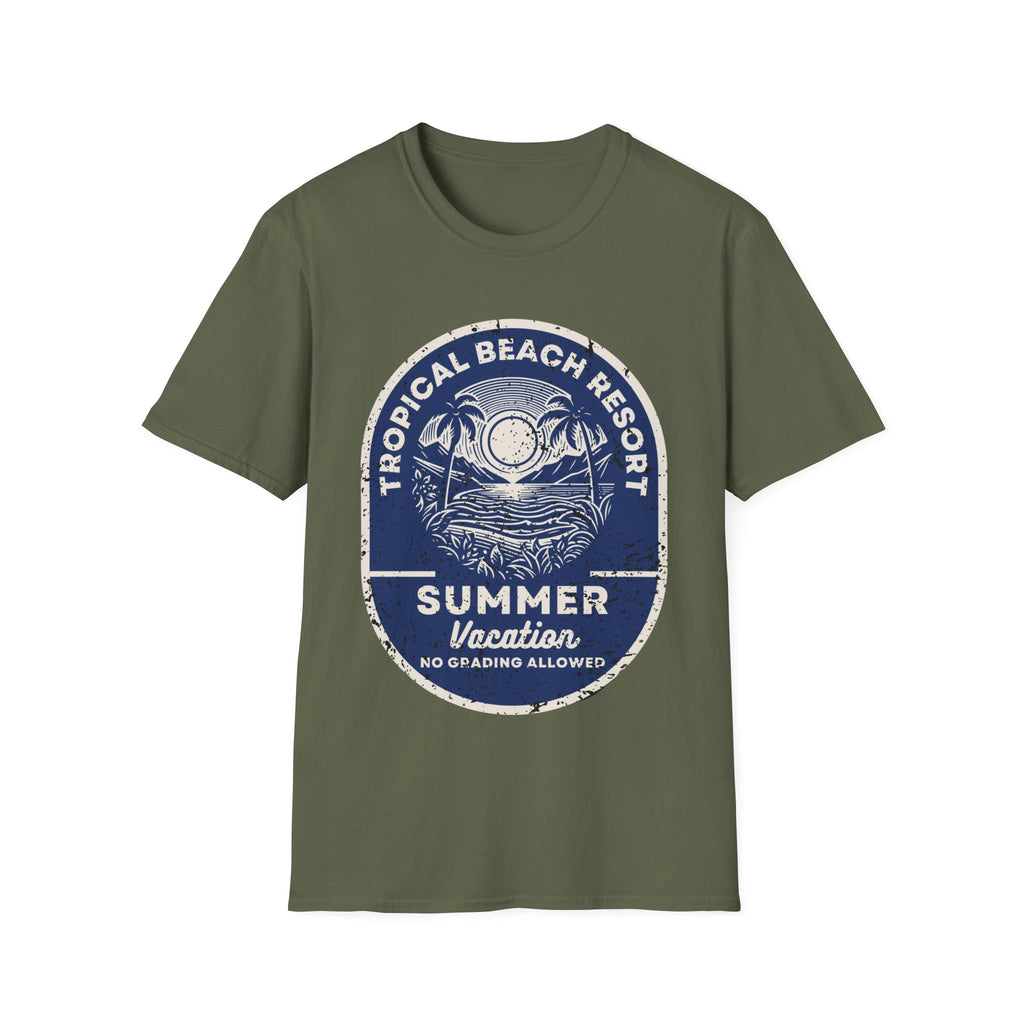 Tropical Beach Resort Summer Vacation T-Shirt