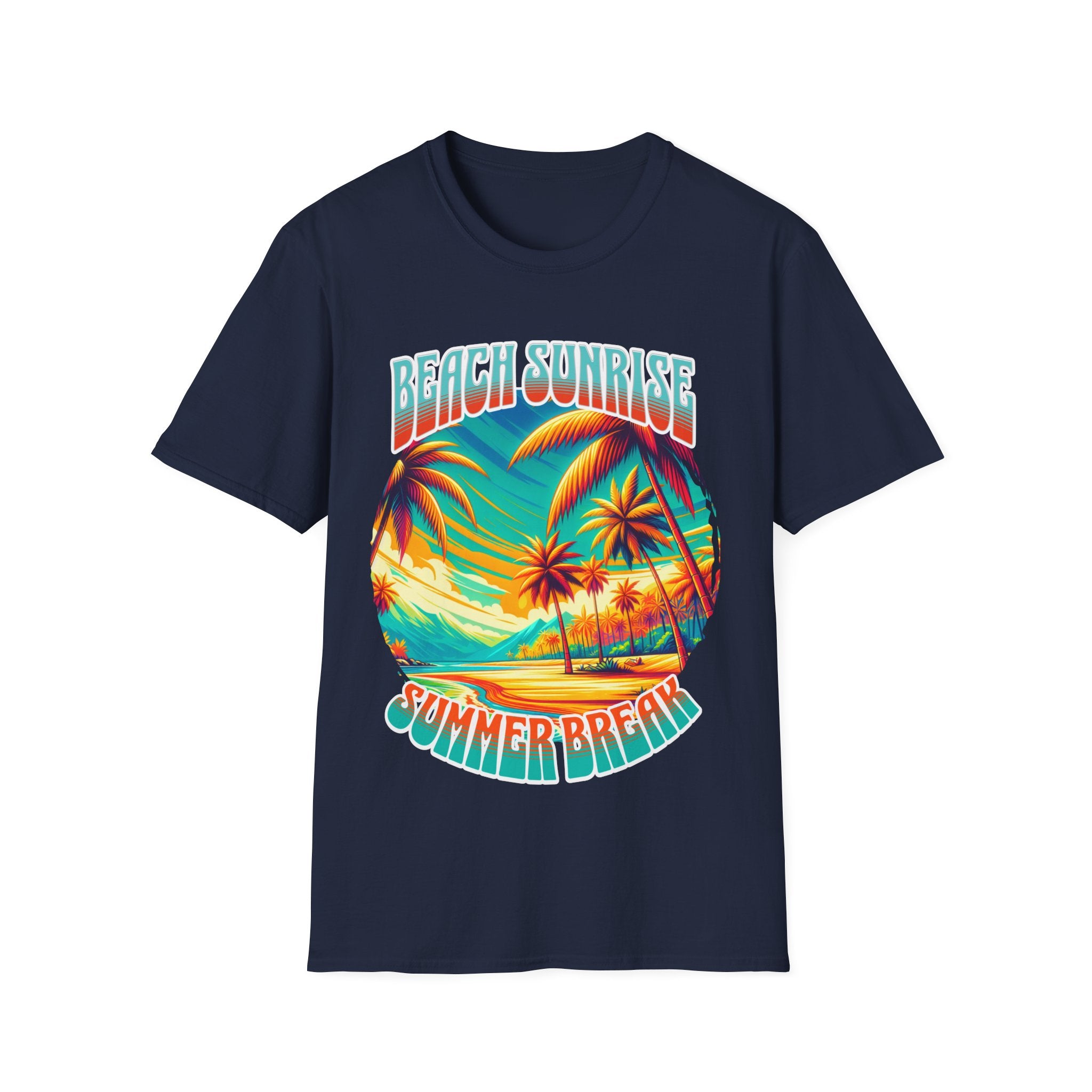 Beach Sunrise Summer Break T-Shirt