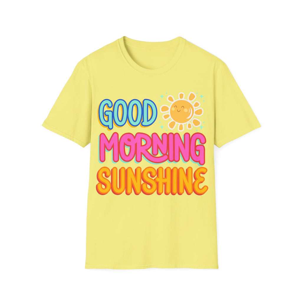 Good Morning Sunshine T-Shirt — Bright Retro Cute Morning Tee