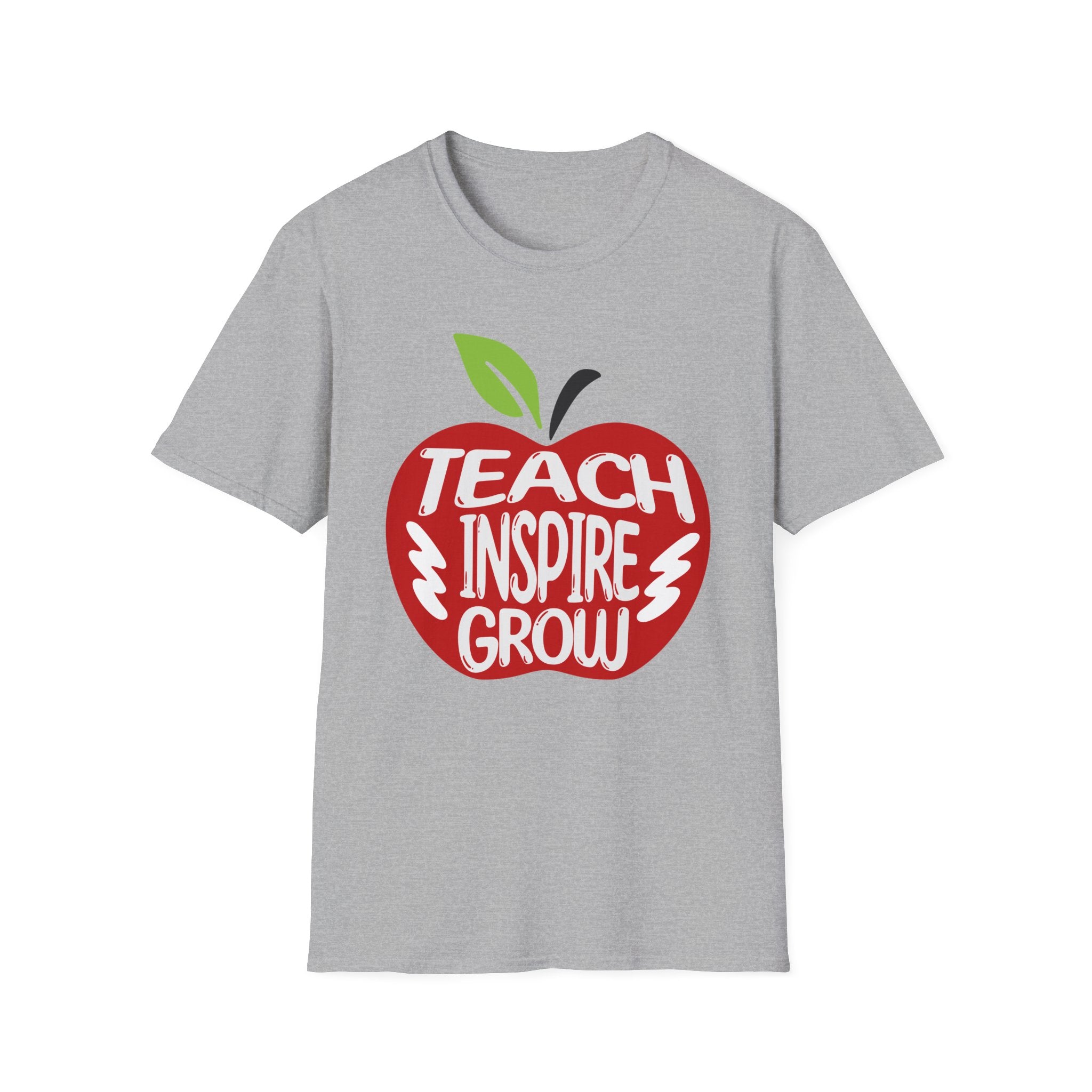 "Teach Inspire Grow" Apple T-Shirt