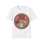 "Caffeine, Chaos, Calculus" Math Lover T‑Shirt