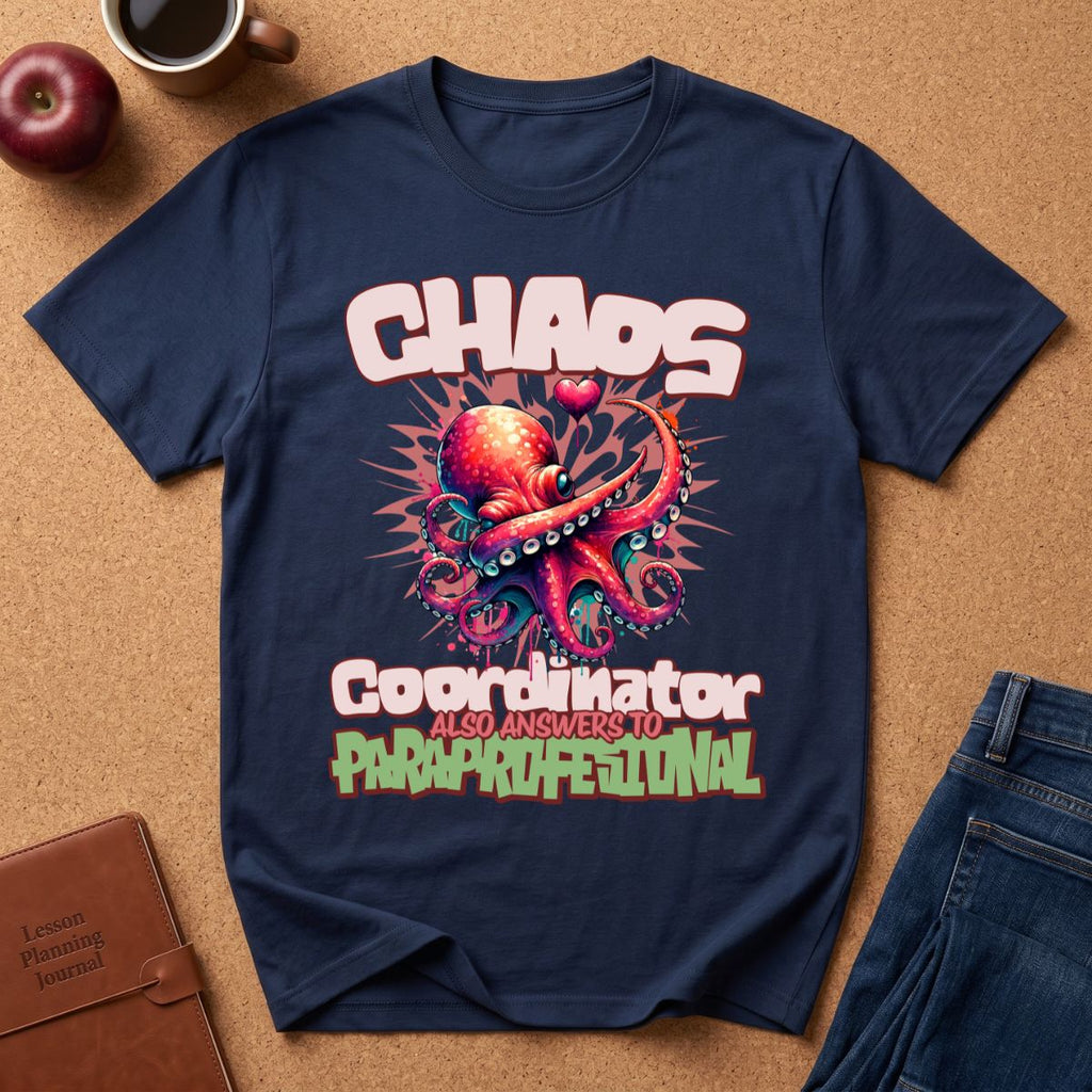 Chaos Octopus T-Shirt — Retro Cartoon Sea Monster Graphic Tee