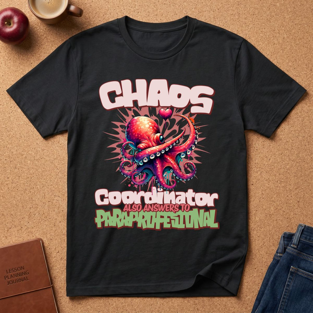 Chaos Octopus T-Shirt — Retro Cartoon Sea Monster Graphic Tee