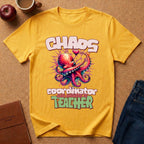 Chaos Coordinator Teacher T-Shirt — Octopus Graphic Tee