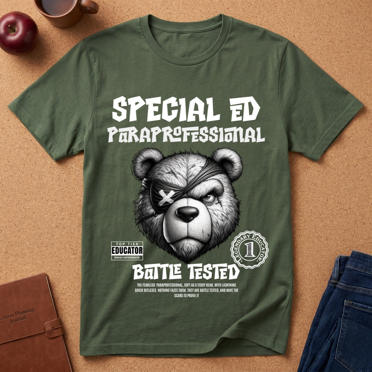 T-Shirt — "Special Ed Paraprofessional" Graphic Tee (Battle Tested)