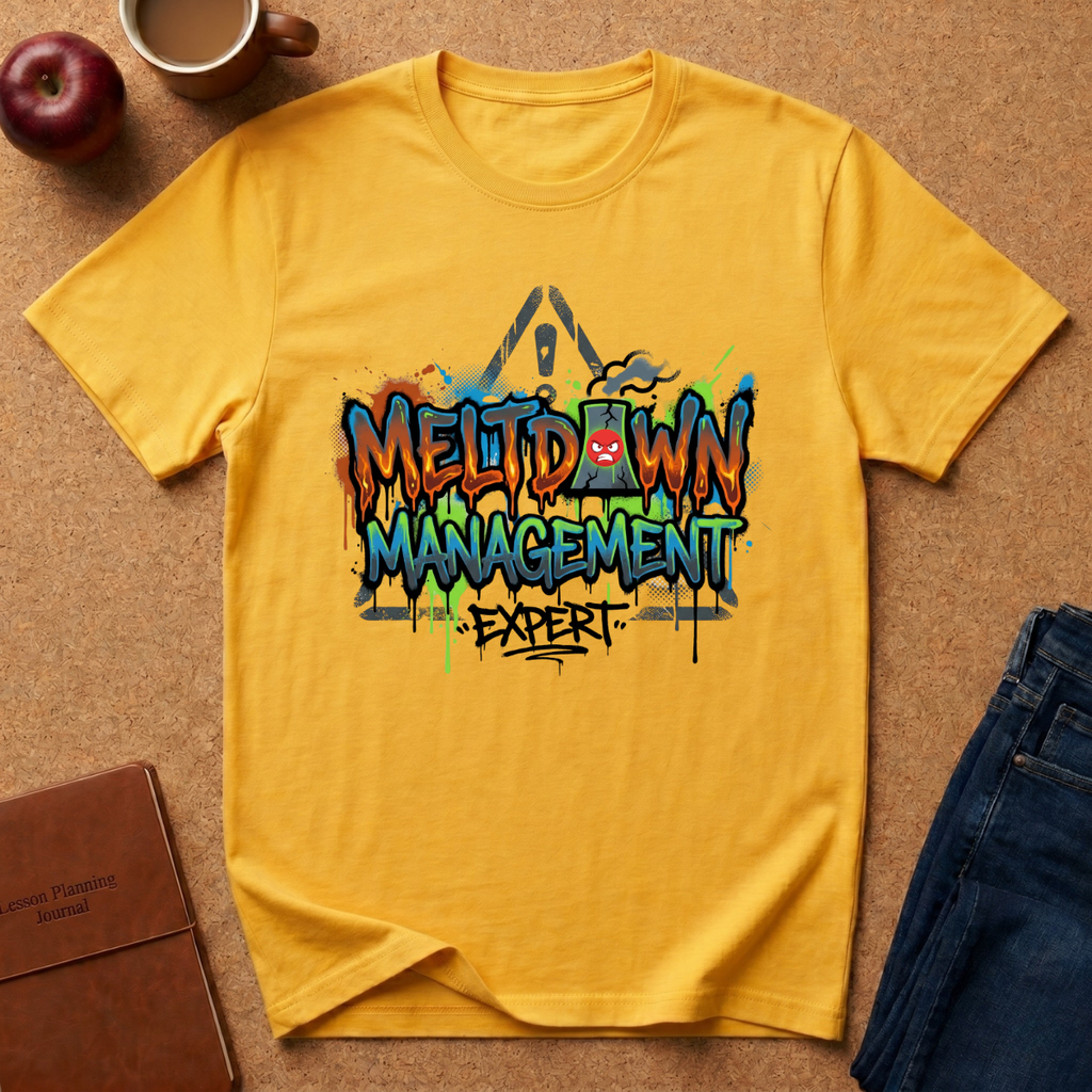 Meltdown Management T‑Shirt — Graffiti Streetwear "Meltdown" Design