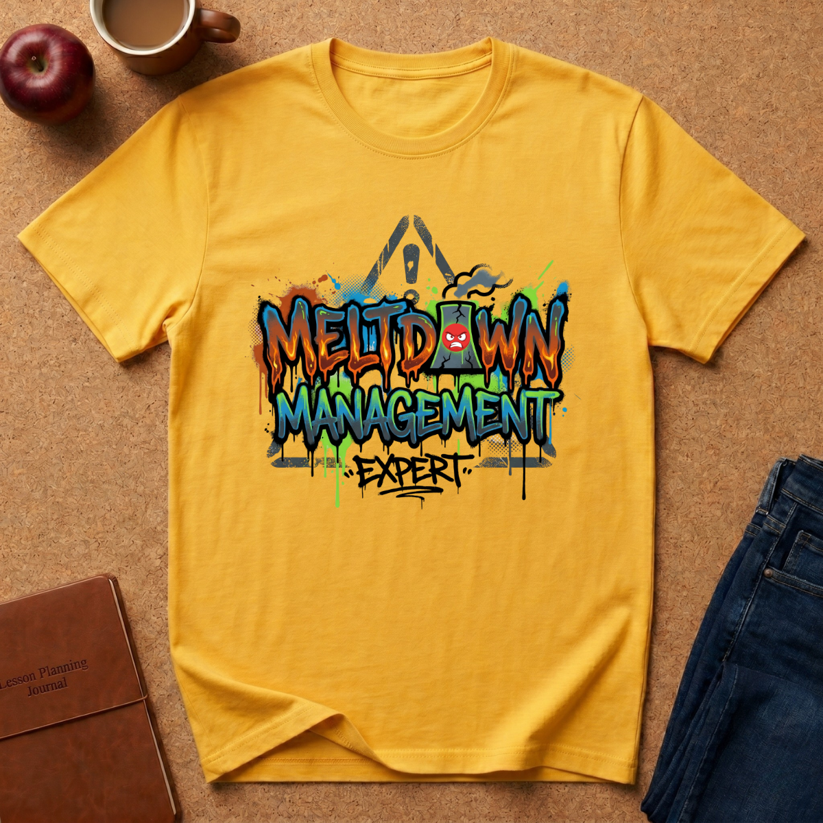 Meltdown Management T‑Shirt — Graffiti Streetwear "Meltdown" Design