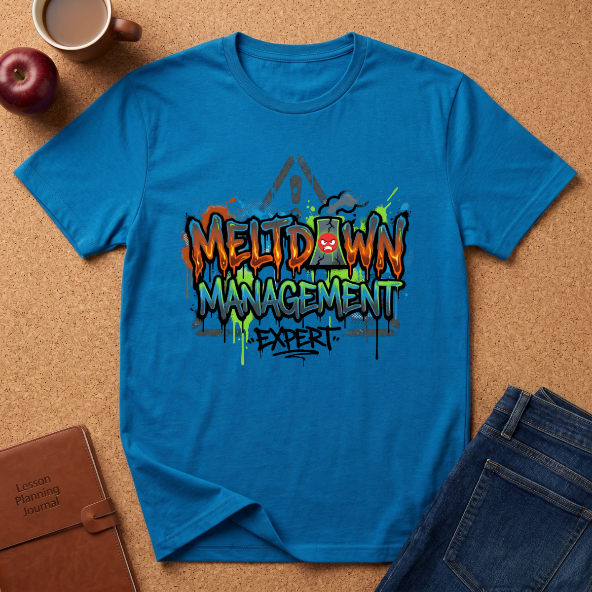 Meltdown Management T‑Shirt — Graffiti Streetwear "Meltdown" Design