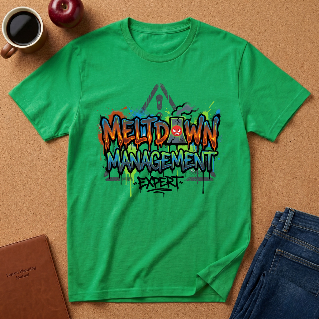 Meltdown Management T‑Shirt — Graffiti Streetwear "Meltdown" Design