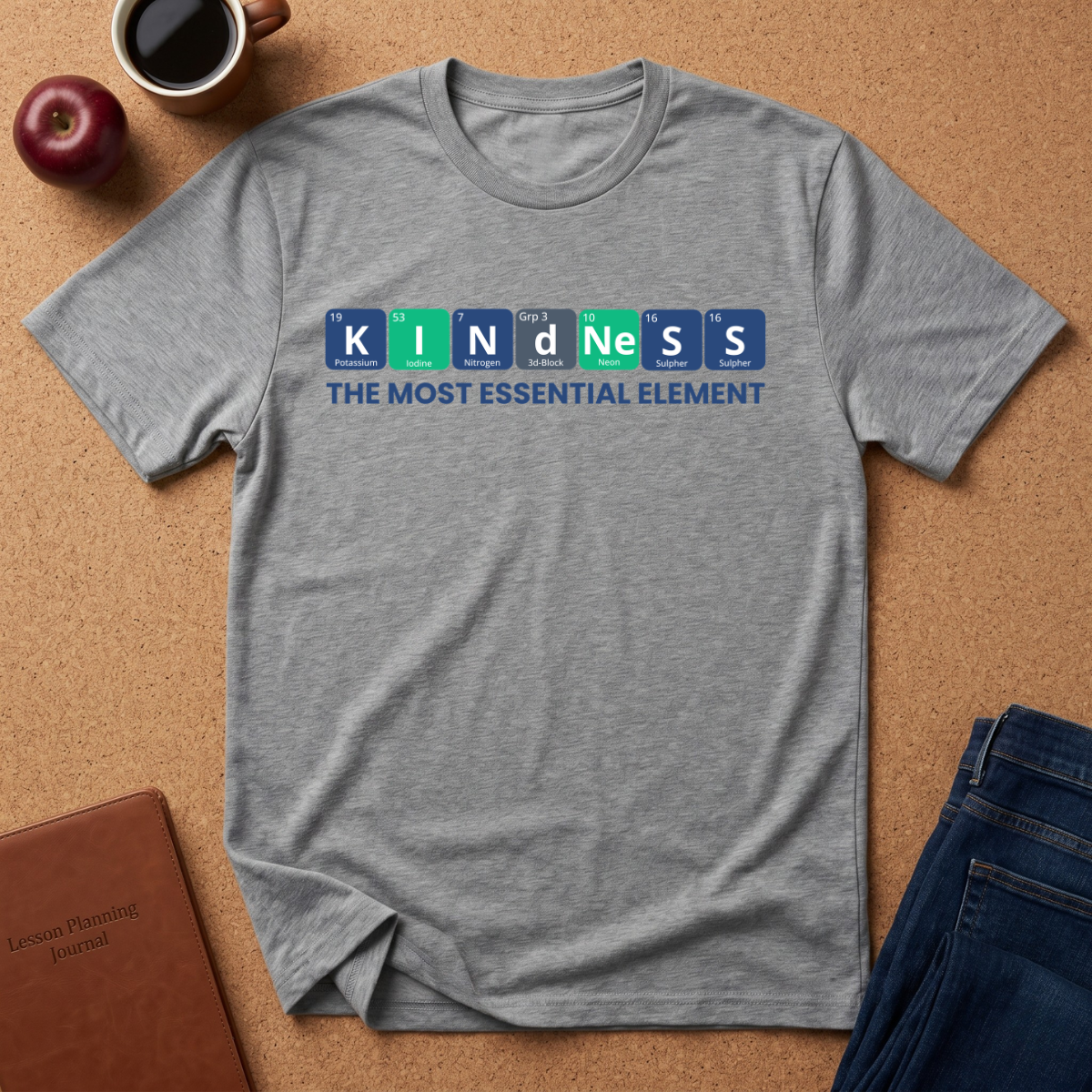 Kindness Elements Graphic T‑Shirt — "The Most Essential Element"