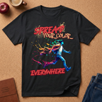 T-Shirt — "Spread Your Color" Street Art Graphic Tee