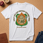 Chef Safety T-Shirt — "You Can Prevent Kitchen Fires" Culinary Awareness Tee
