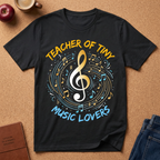 Teacher of Tiny Music Lovers T-Shirt — Cute Music Teacher Shirt for Early Childhood Educators