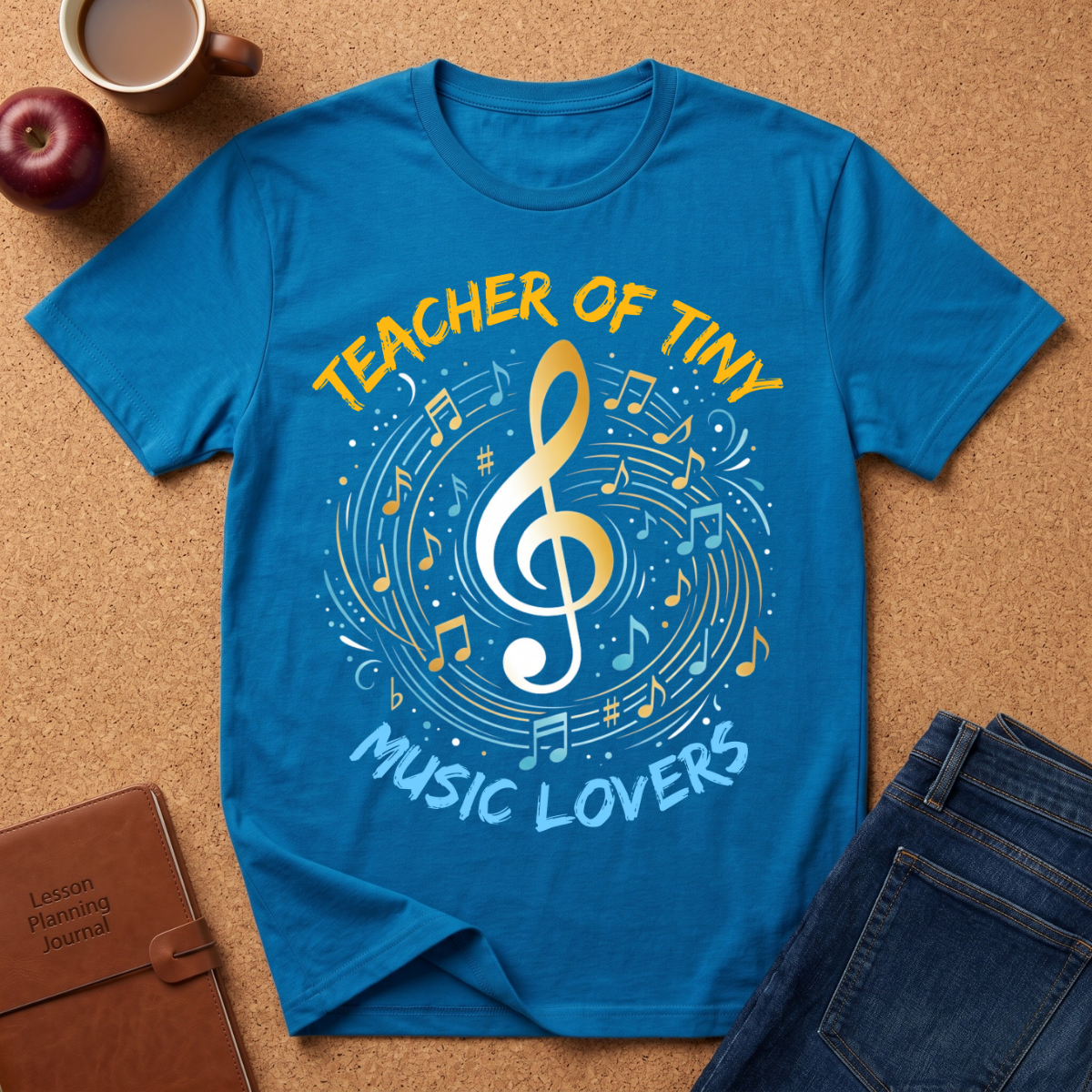 Teacher of Tiny Music Lovers T-Shirt — Cute Music Teacher Shirt for Early Childhood Educators