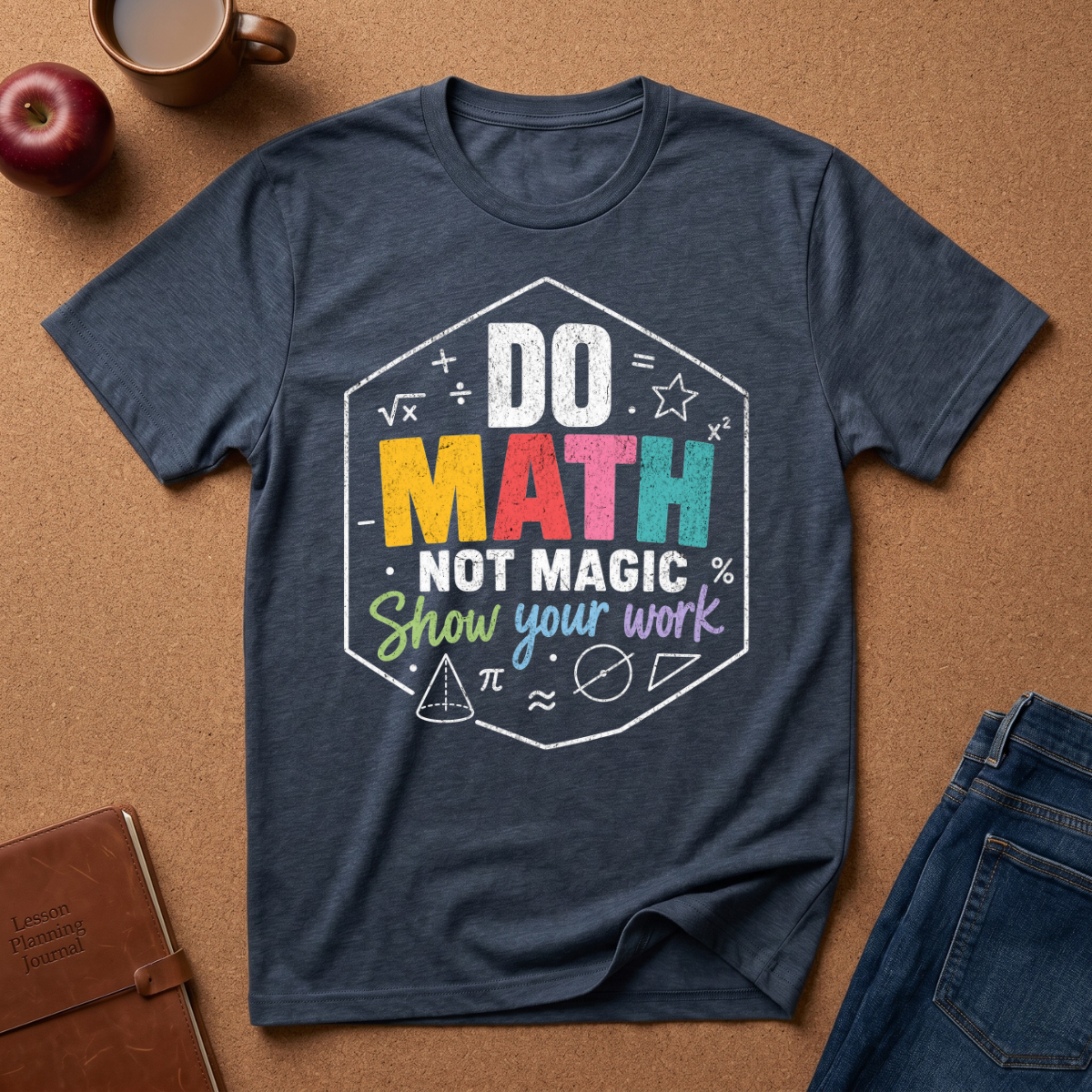 Do Math T-Shirt — "Do Math, Not Magic" Colorful Teacher & Student Tee