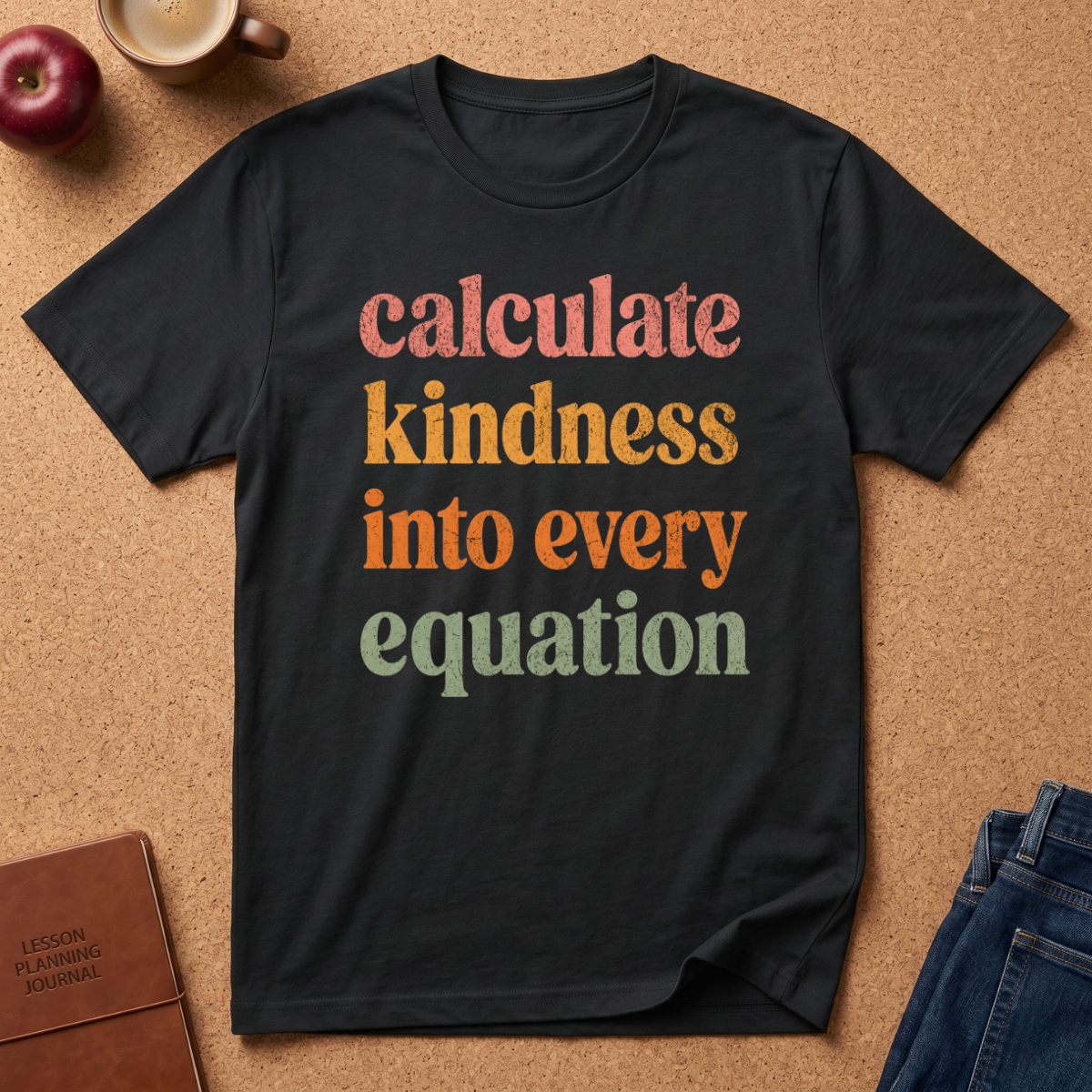Calculate Kindness into every equation T-Shirt — Inspirational Tee