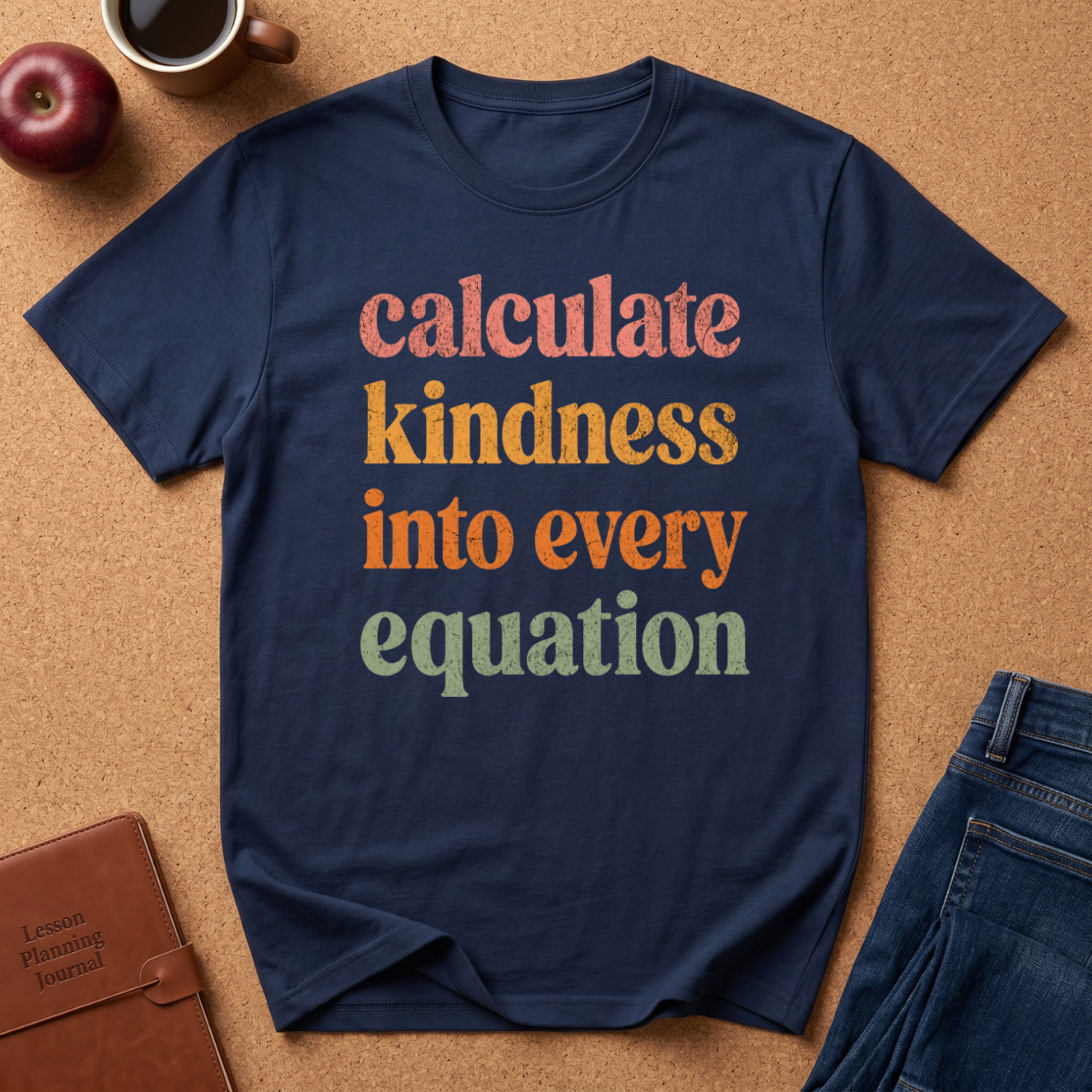 Calculate Kindness into every equation T-Shirt — Inspirational Tee