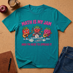 Math Is My Jam T-Shirt — Cute Fruit Band Graphic Tee for Teachers & Students