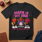 Math Is My Jam T-Shirt — Cute Strawberry Math Teacher Tee